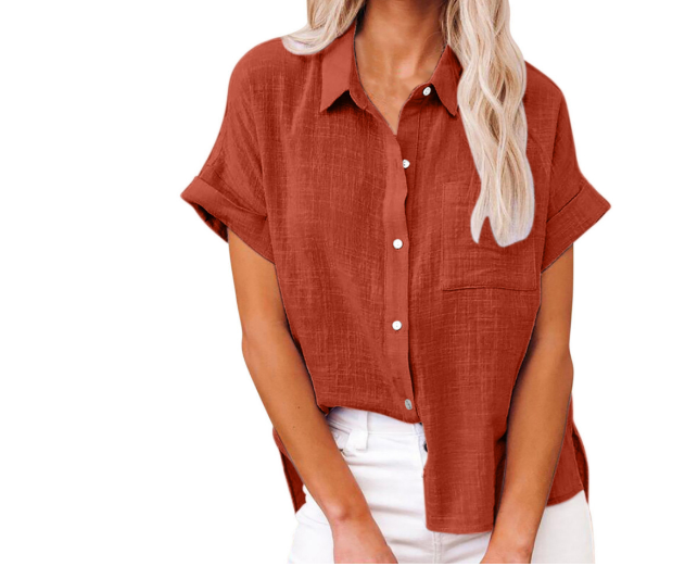 LORVENE Flowy Casual Shirt