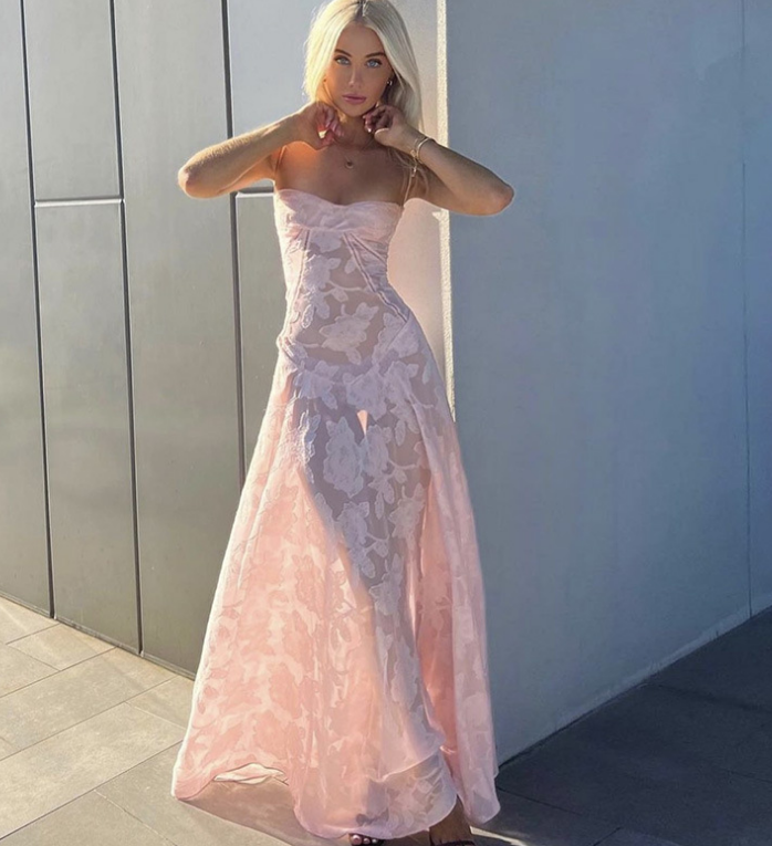 LORVENE Silk Charm Maxi