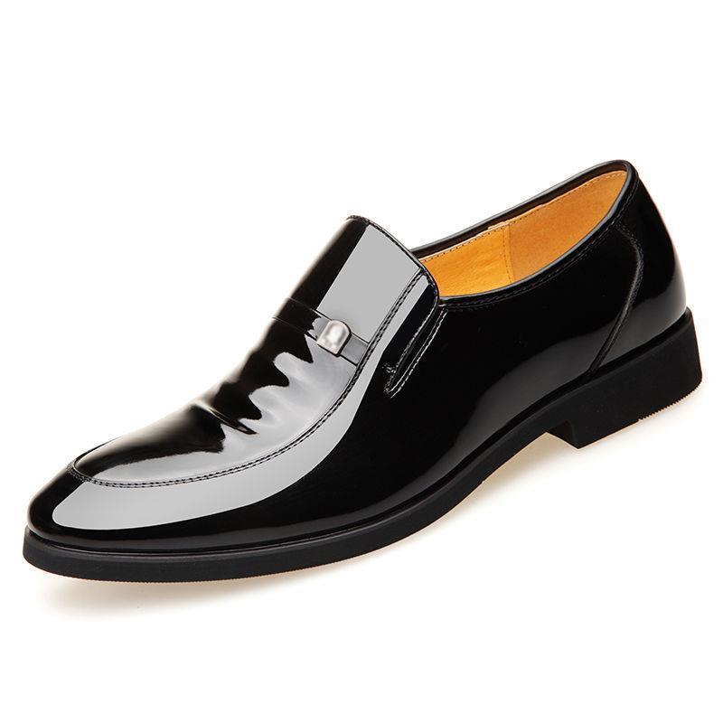 Men’s Classic Glossy Slip-On Formal Shoes
