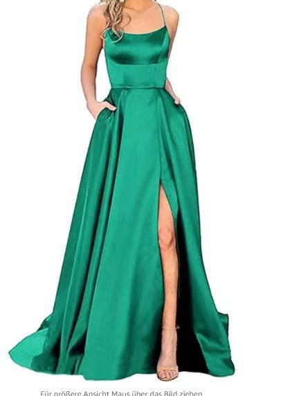 LORVENE Pure Satin Maxi