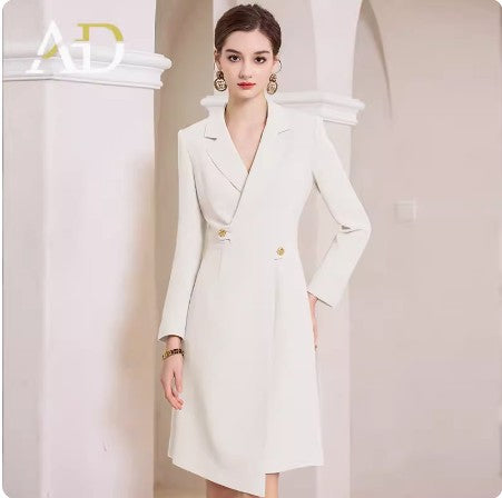 LORVENE Elegant Satin Dress