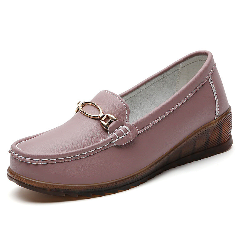 LORVENES Comfort Wedge Bit Loafers