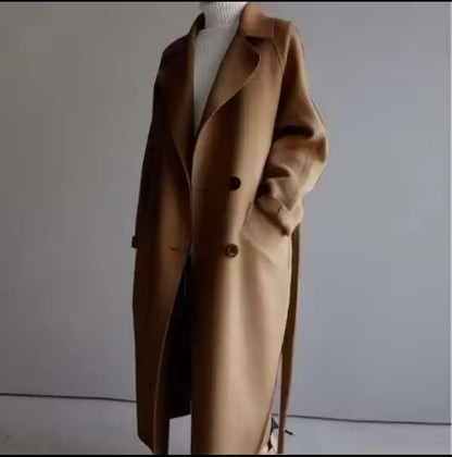 LORVENE Slim Fit Trench