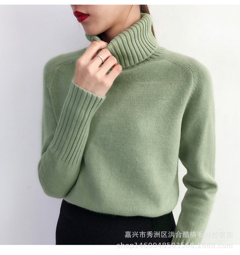 LORVENE Modern High Neck Top