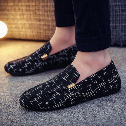 Men’s Elver Patterned Slip-On Loafers