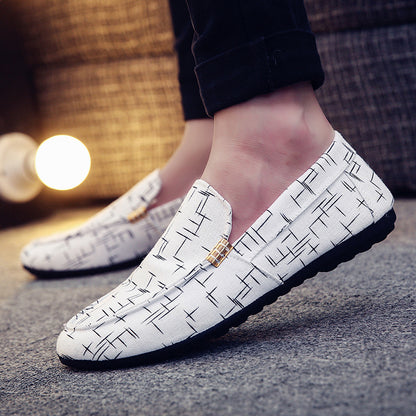 Men’s Elver Patterned Slip-On Loafers