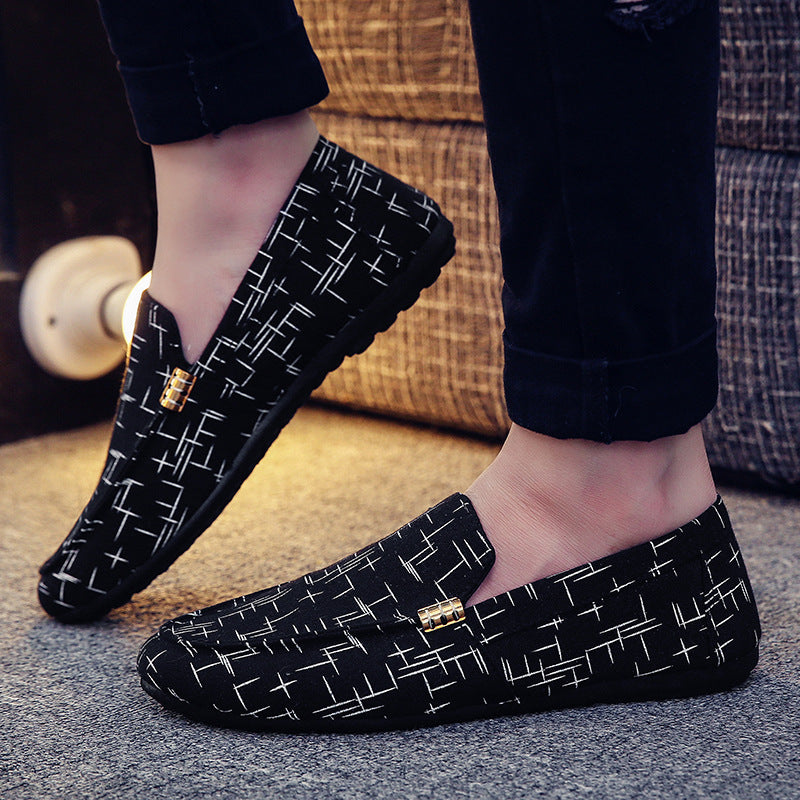 Men’s Elver Patterned Slip-On Loafers