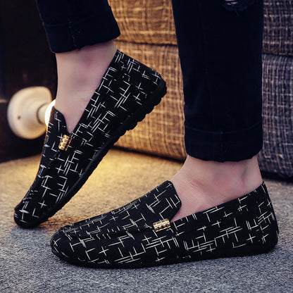 Men’s Elver Patterned Slip-On Loafers