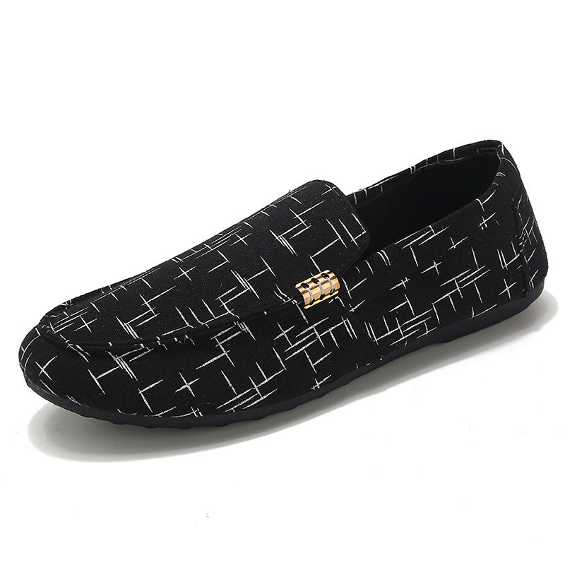 Men’s Elver Patterned Slip-On Loafers