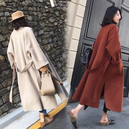LORVENE Classic Wool Long Coat