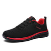 9088 black and red men's shoes