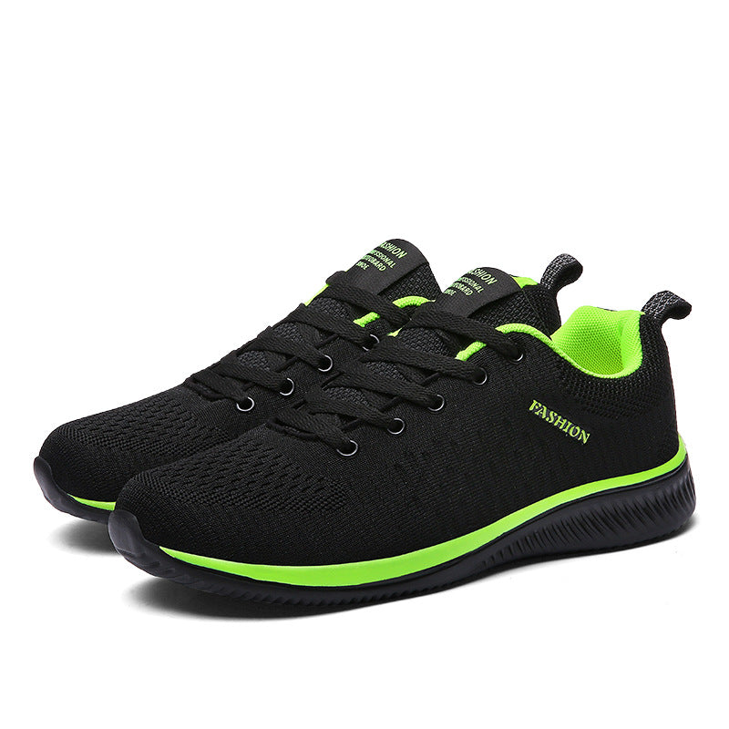 Neon Stride Signature Sneakers