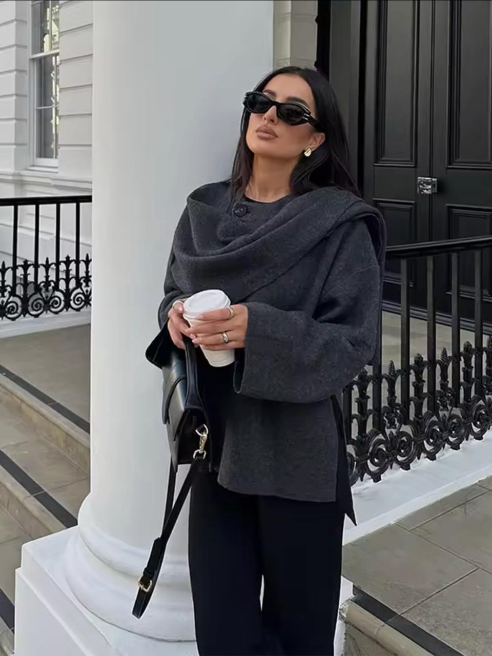 LORVENE Cozy Blanket Shawl