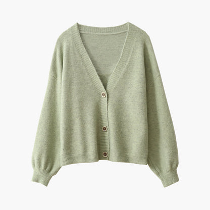 LORVENE Oversized Rib Cardigan