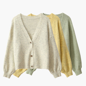 Oversized Rib Cardigan