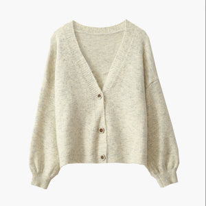 Oversized Rib Cardigan