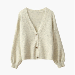 Oversized Rib Cardigan