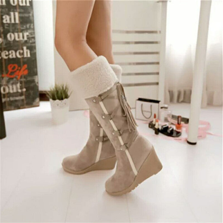 LORVENE Soft Suede Ankle Boots