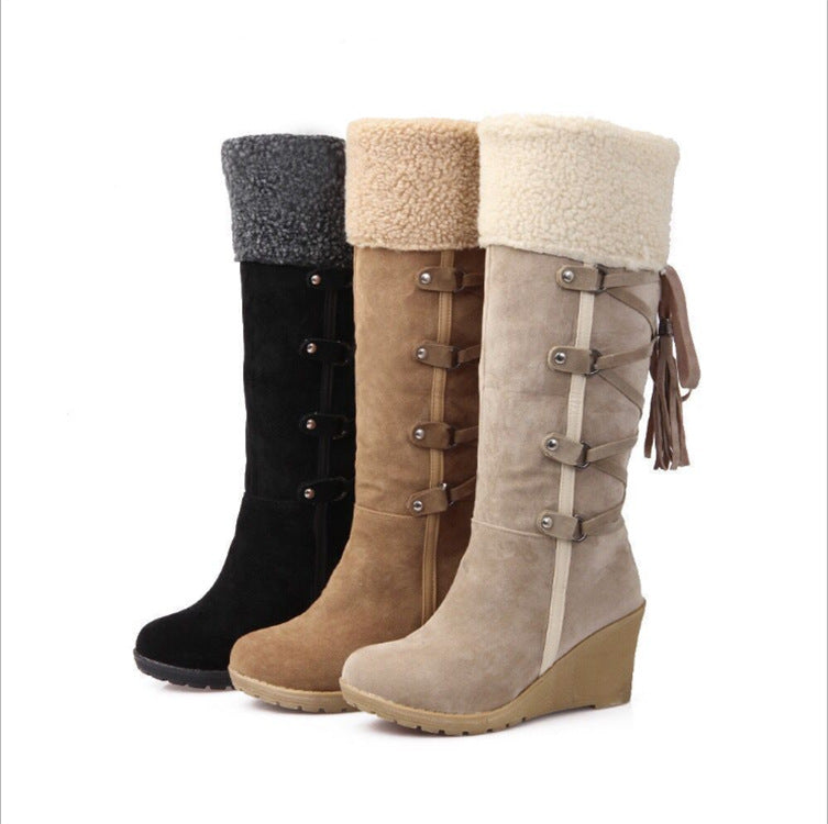 LORVENE Soft Suede Ankle Boots