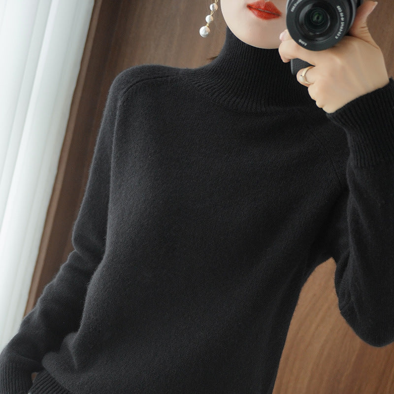 LORVENE Stretch Fit Turtleneck