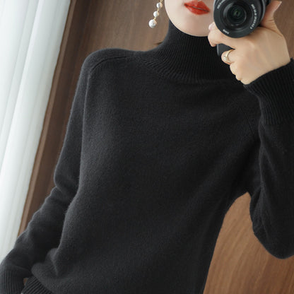 LORVENE Stretch Fit Turtleneck