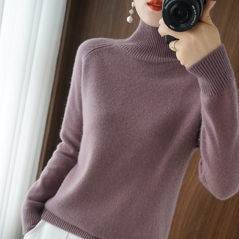 LORVENE Stretch Fit Turtleneck