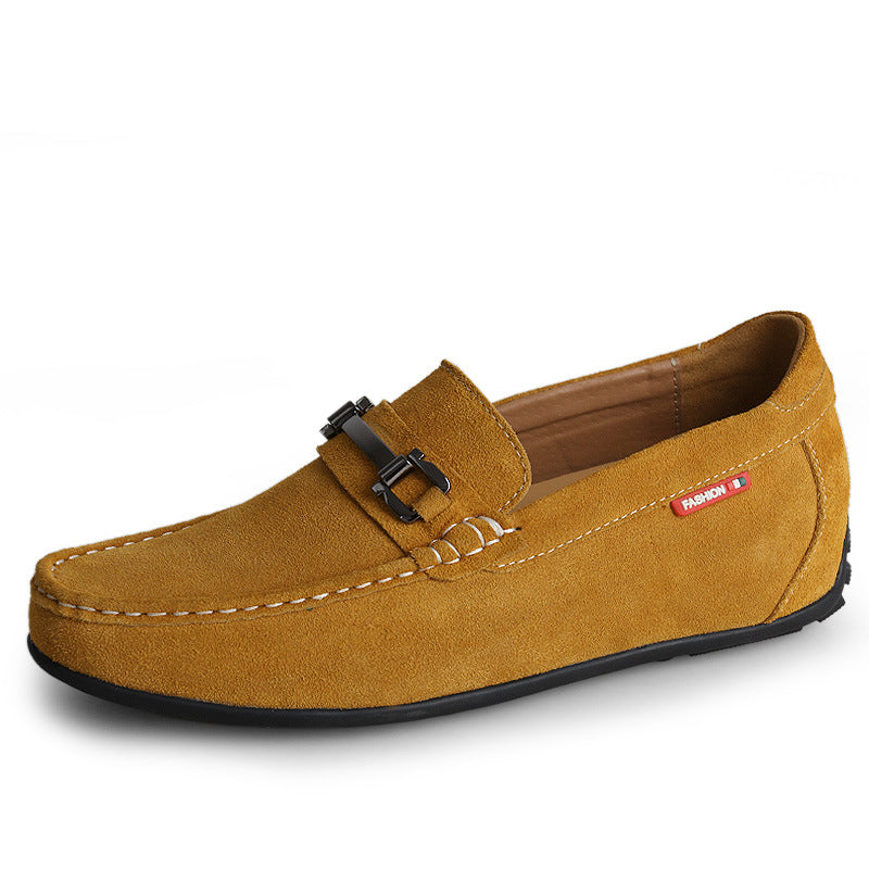 Men’s Suede Comfort Loafers with Height Lift