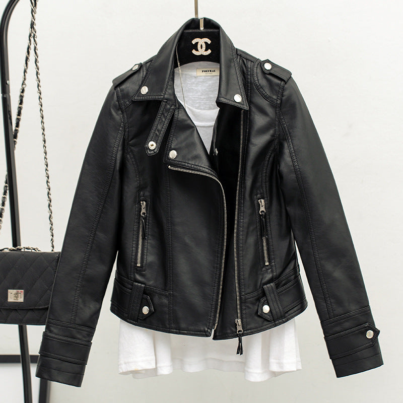 LORVENE Classic Biker Jacket