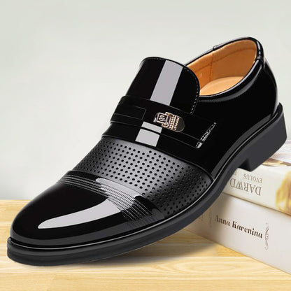 Men’s Glossy Formal Dress Loafers