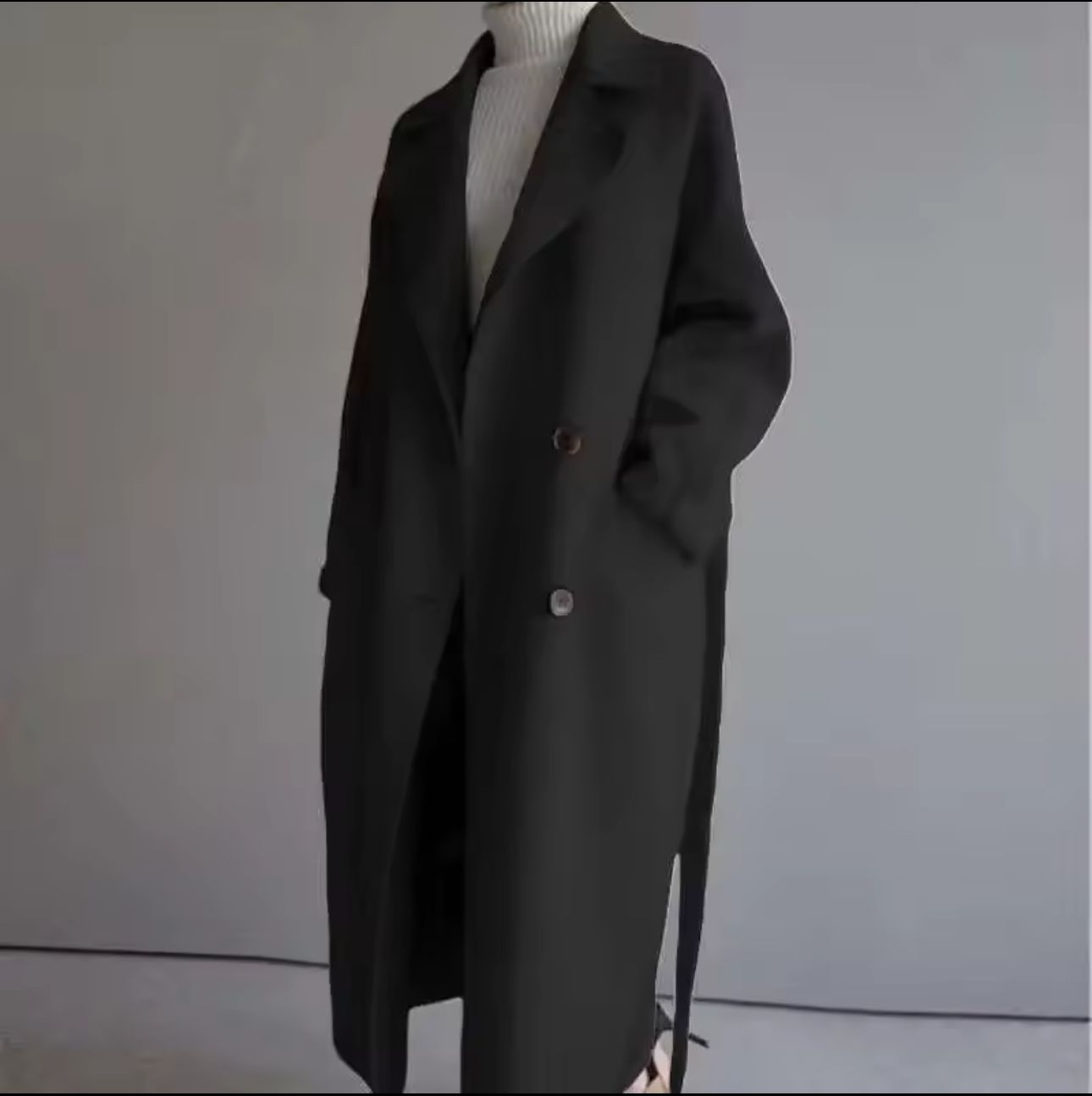 LORVENE Slim Fit Trench