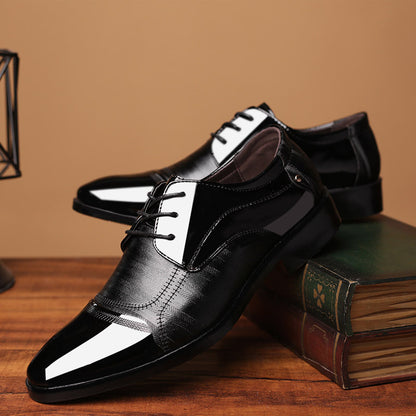 Men’s Dual-Tone Classic Oxford Dress Shoes