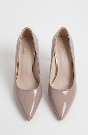 LORVENES Pure Essence heels featuring a sleek design with a pointed toe and stiletto heel, made of smooth leather. (600x920)