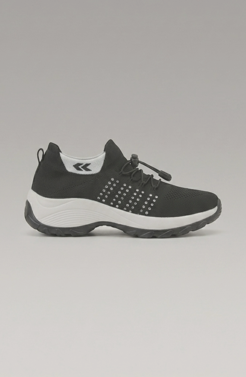 LORVENE Calm Glow sneakers featuring a sleek design with soft pastel colors and comfortable athletic style.