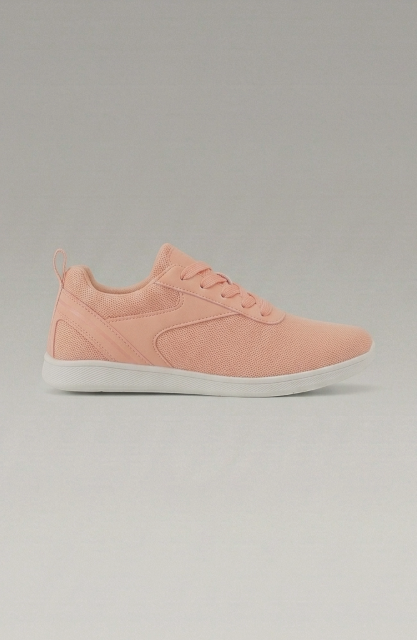 LORVENE Glide Flare Sneakers in white with stylish flare soles and laces, showcased on a neutral background.