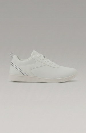 LORVENE Glide Flare Sneakers with white and pastel accents, showcasing their stylish design and casual fit.