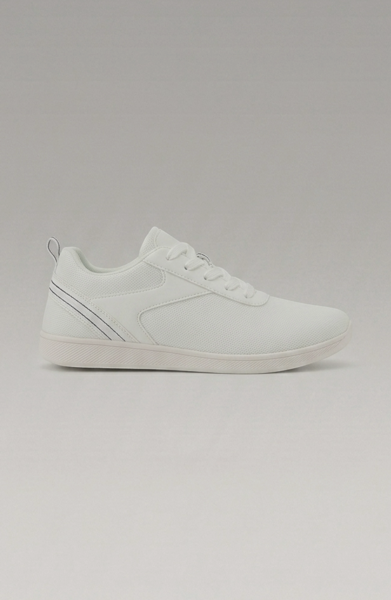 LORVENE Glide Flare Sneakers with white and pastel accents, showcasing their stylish design and casual fit.