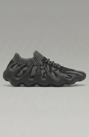 LORVENES Midnight Muse sneakers in black with white soles, featuring stylish laces and modern design for casual wear.