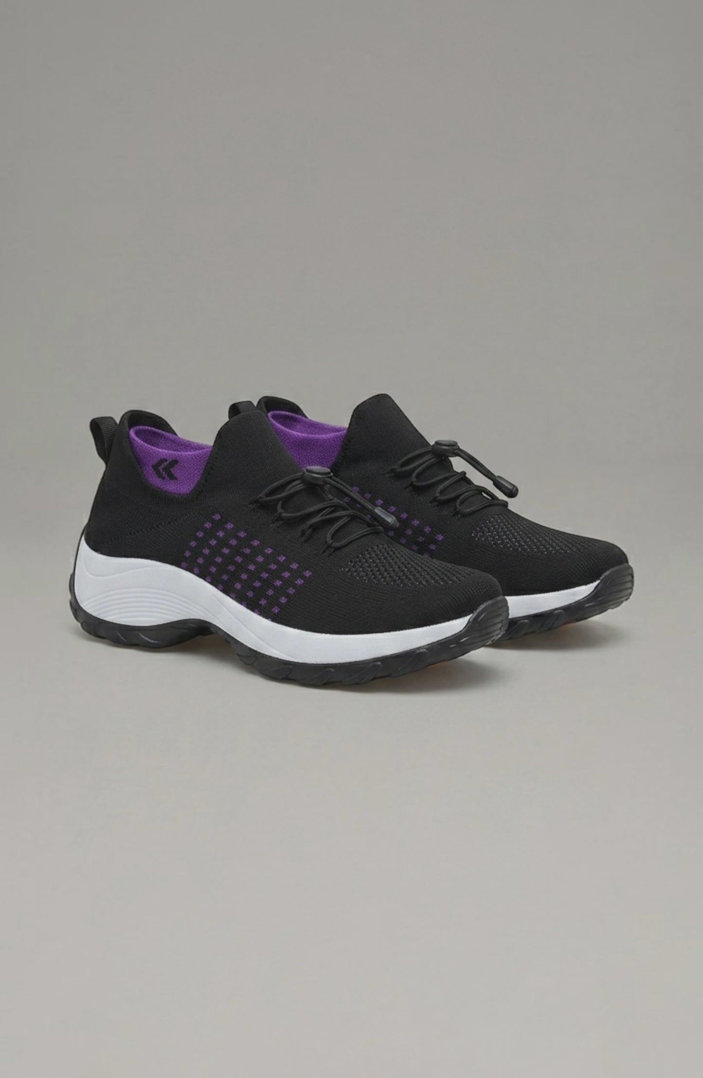 LORVENE Calm Glow sneakers in pastel colors, showcasing their stylish design and comfortable fit on a clean background.