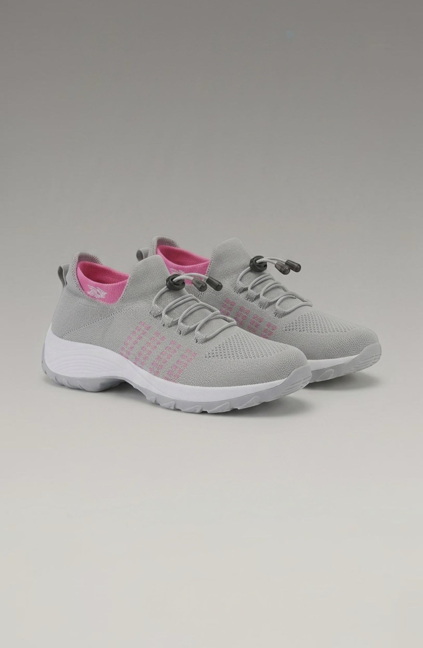 LORVENE Calm Glow sneakers in pastel colors with white soles, showcasing a comfortable and stylish athletic shoe design.