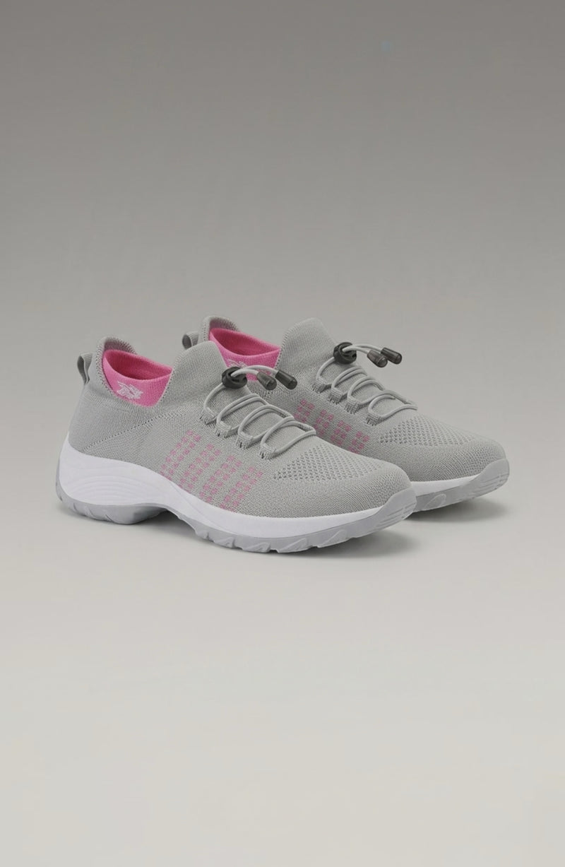 LORVENE Calm Glow sneakers in pastel colors with white soles, showcasing a comfortable and stylish athletic shoe design.