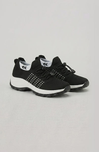 LORVENE Calm Glow sneakers featuring a sleek design with white and pastel accents, displayed on a plain background.