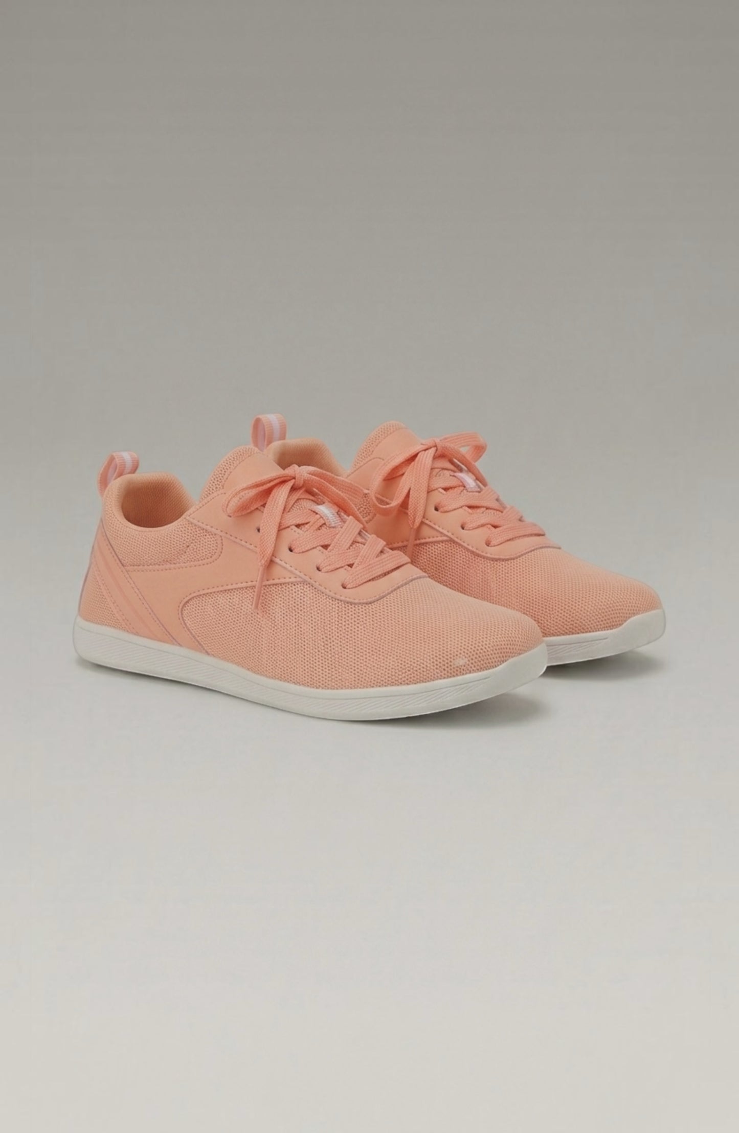 LORVENE Glide Flare Sneakers in white with stylish flare soles, shown from a front angle on a plain background.