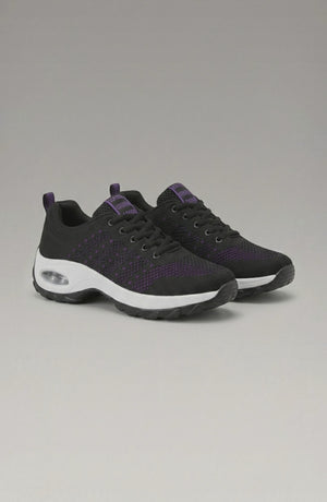 LORVENE Ice Walk Sneakers in white with textured soles and supportive design, ideal for winter outdoor activities.
