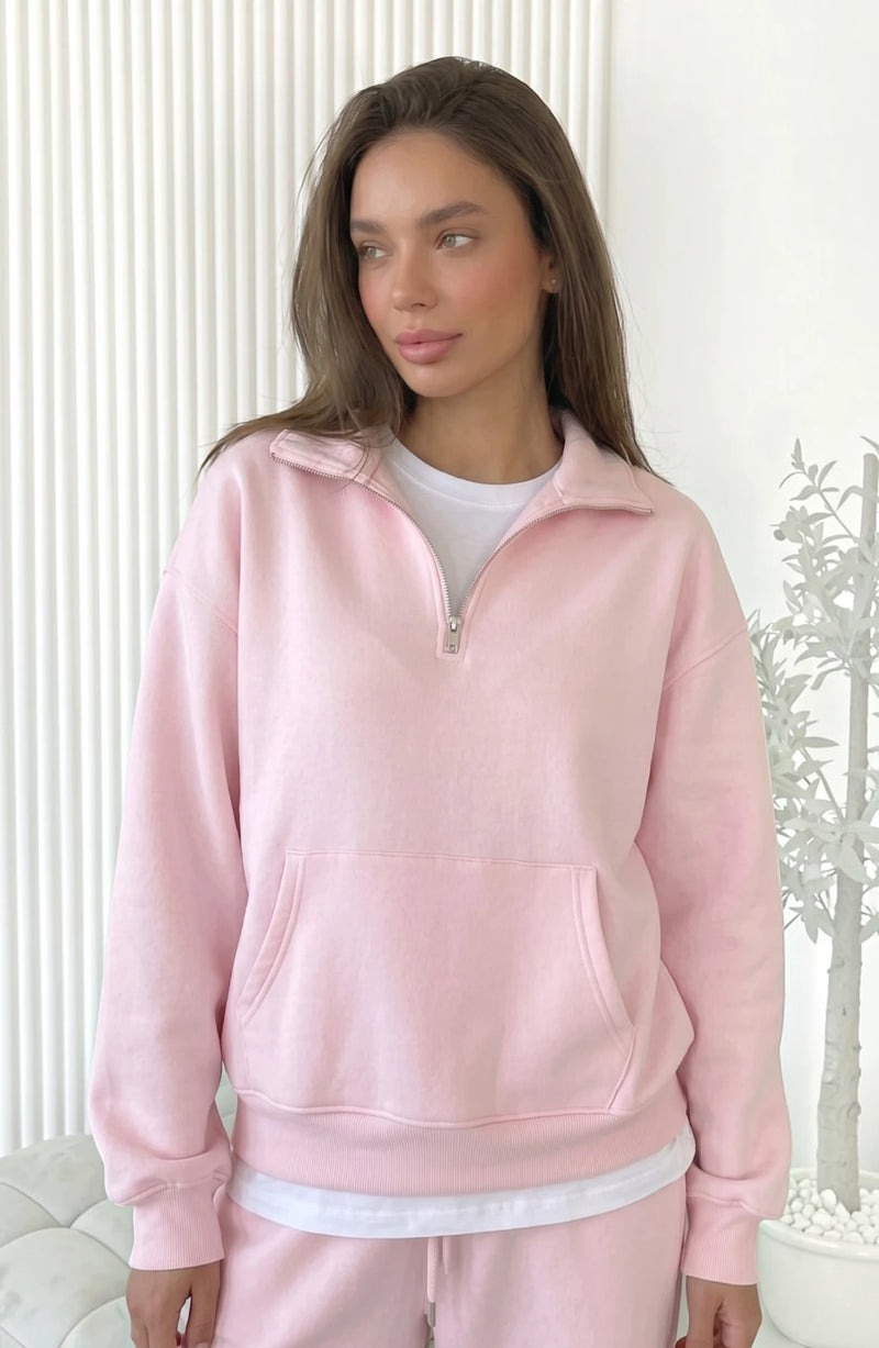 LORVENES cotton knit lounge set with long sleeve top and matching pants, comfortable casual wear for relaxed home style.