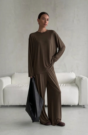 Knit Pajama Lounge Set