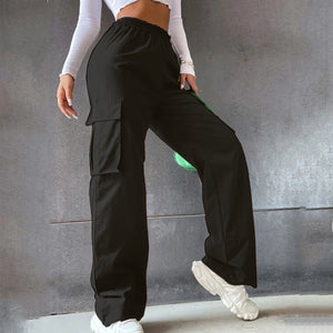 LORVENES Comfortable Elastic Waist Trousers - LORVENES