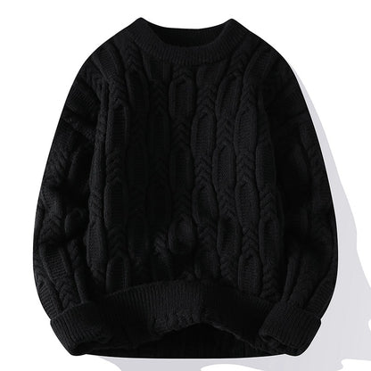LORVENE Heritage Wool Turtleneck Sweater