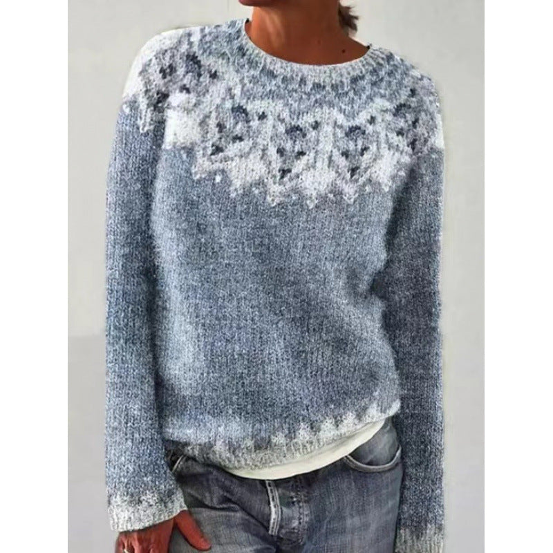 LORVENE Elegant Crewneck Sweater