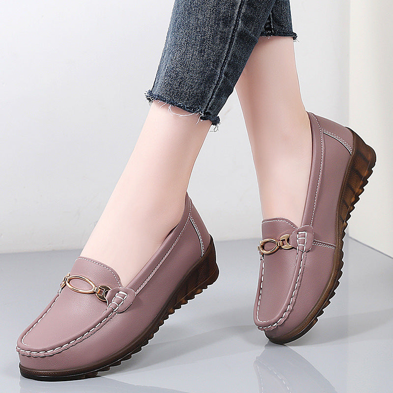 LORVENES Comfort Wedge Bit Loafers