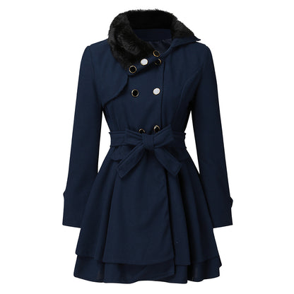 LORVENE Classic Belted Soft Coat
